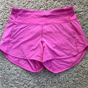 Lululemon Athletica Bright Pink Athletic Shorts